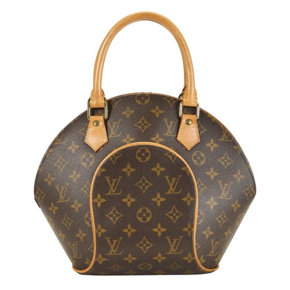 Louis Vuitton Brown Monogram Coated Canvas Ellipse Pm (Authentic Pre-Loved)